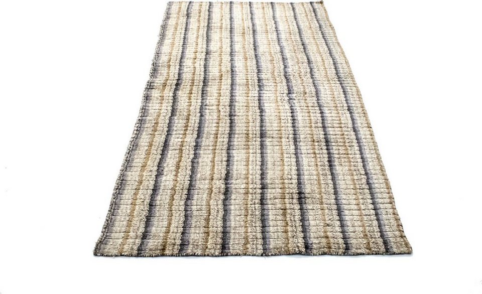 Teppich Loribaft Teppich handgewebt mehrfarbig, morgenland, rechteckig, Höhe:  12 mm, Viskose, 3 Kg/m² Gesamtgewicht