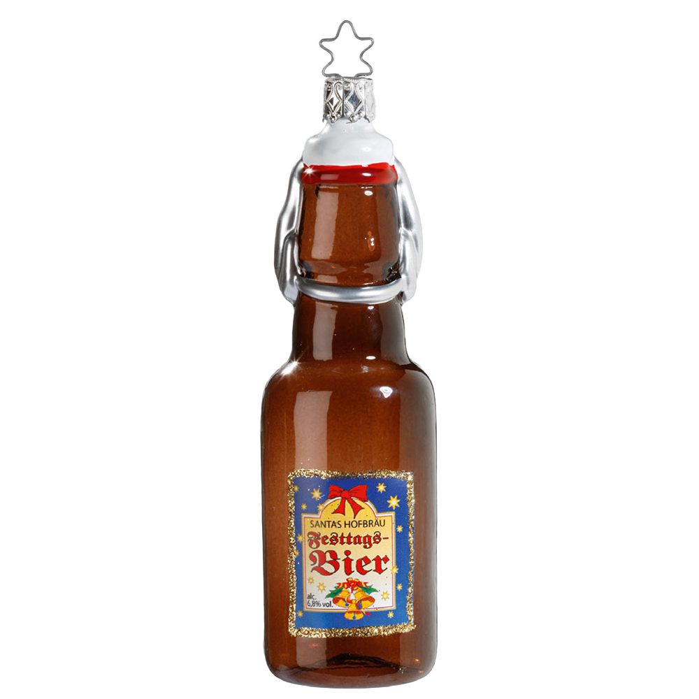 Christbaumschmuck Festtagsbier 13,5cm