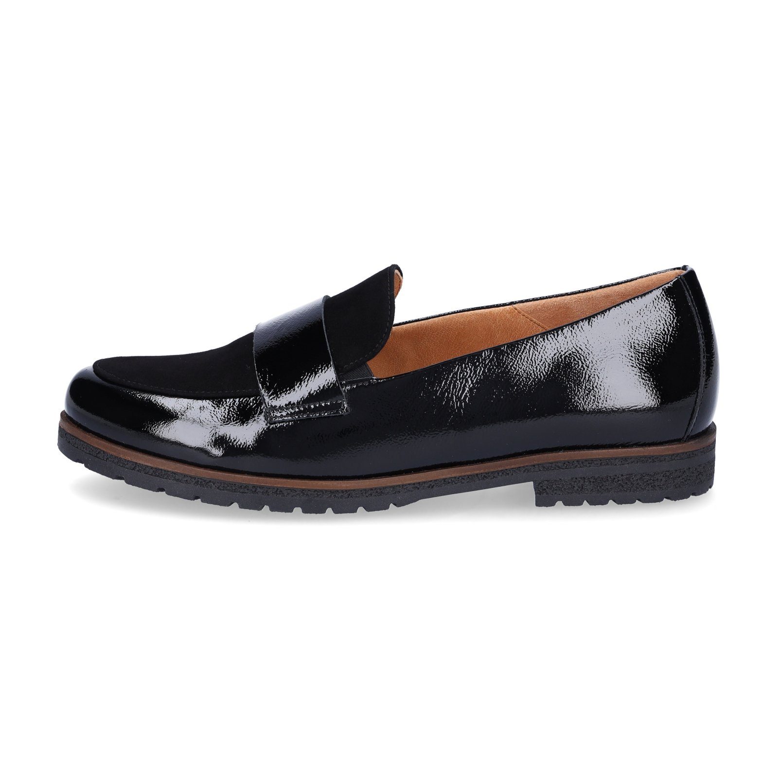 Gabor Gabor Damen Slipper schwarz Lack Slipper
