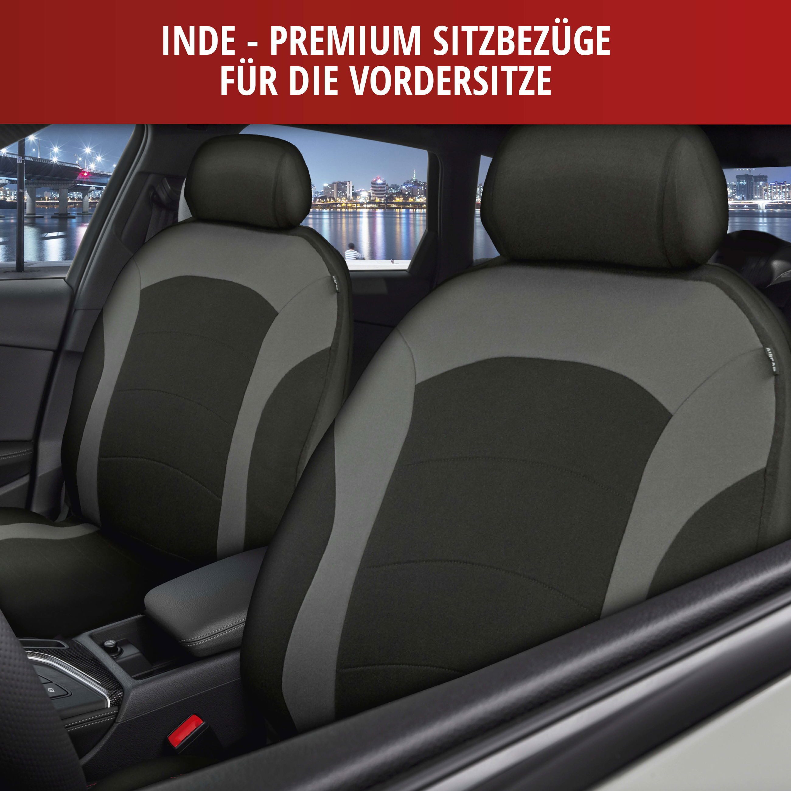 WALSER Autositzbezug Autositzbezug Inde, 2 Vordersitzbezüge 2tlg, 2 Kopfstützenbezüge, 6-tlg.
