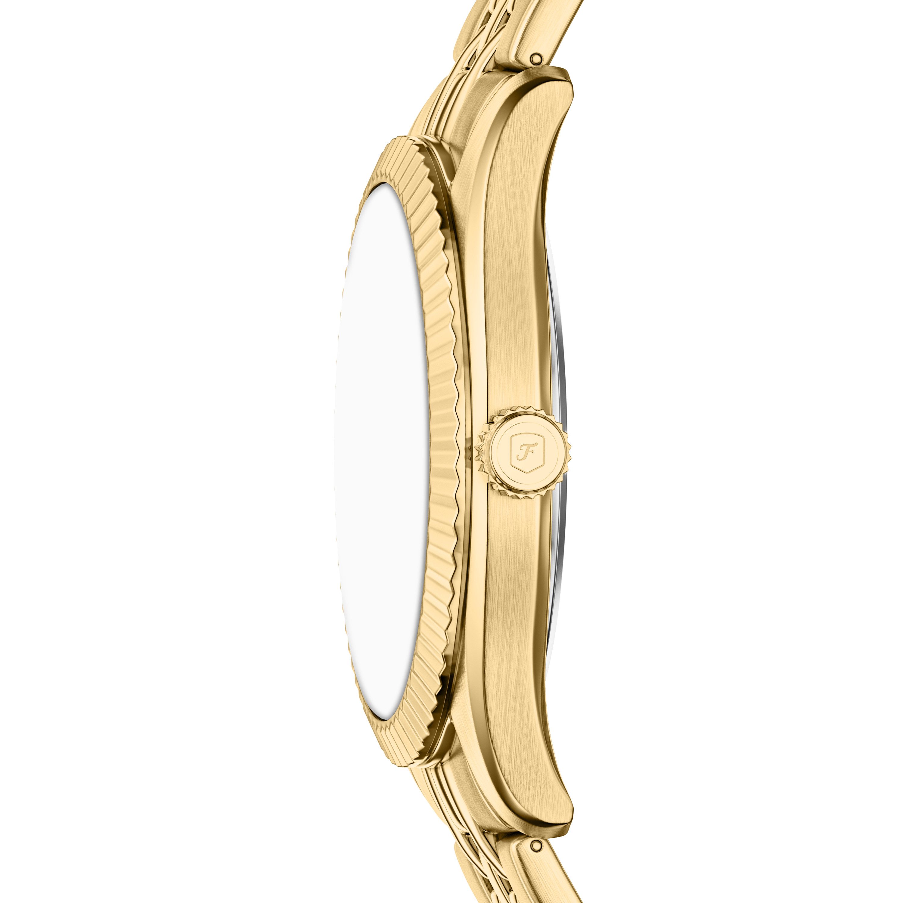 Fossil Quarzuhr CAMPBELL FS6142, Armbanduhr, Herrenuhr, Edelstahlarmband, a günstig online kaufen