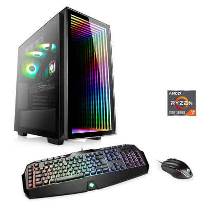 CSL Aqueon A77285 Extreme Edition Gaming-PC (AMD Ryzen 7 7800X3D, AMD Radeon RX 7900XTX, 64 GB RAM, 4000 GB SSD, Wasserkühlung)