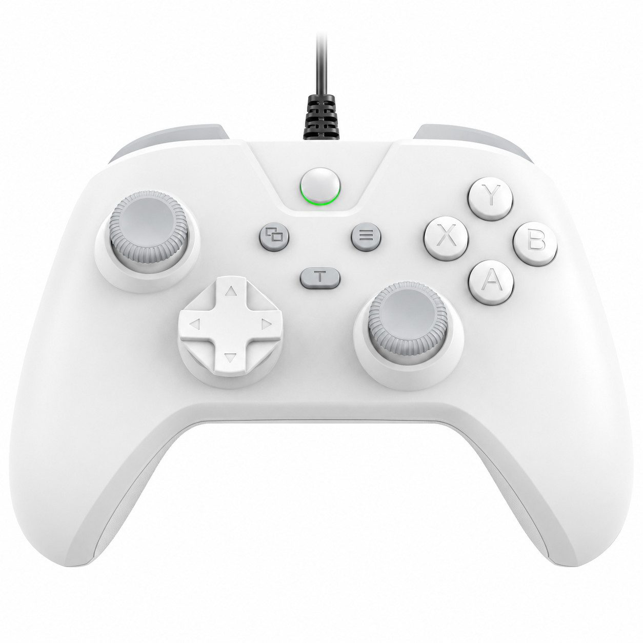 Tekoo Controller kabelgebunden 2m USB-Kabel für PC PS4 Switch Android Controller (Einzelartikel, Carbon-Film-Joysticks;Turbo-Funktion;2ms Latenz;Anti-Interferenz-Kabel)