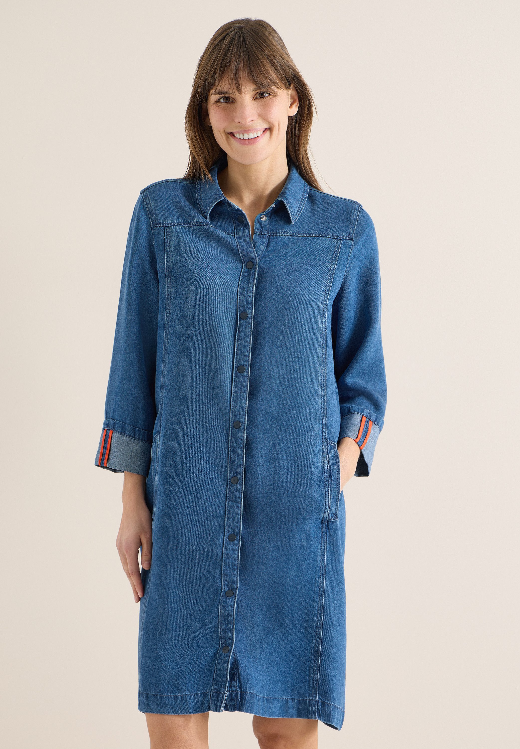 CECIL Jeanskleid aus Lyocell