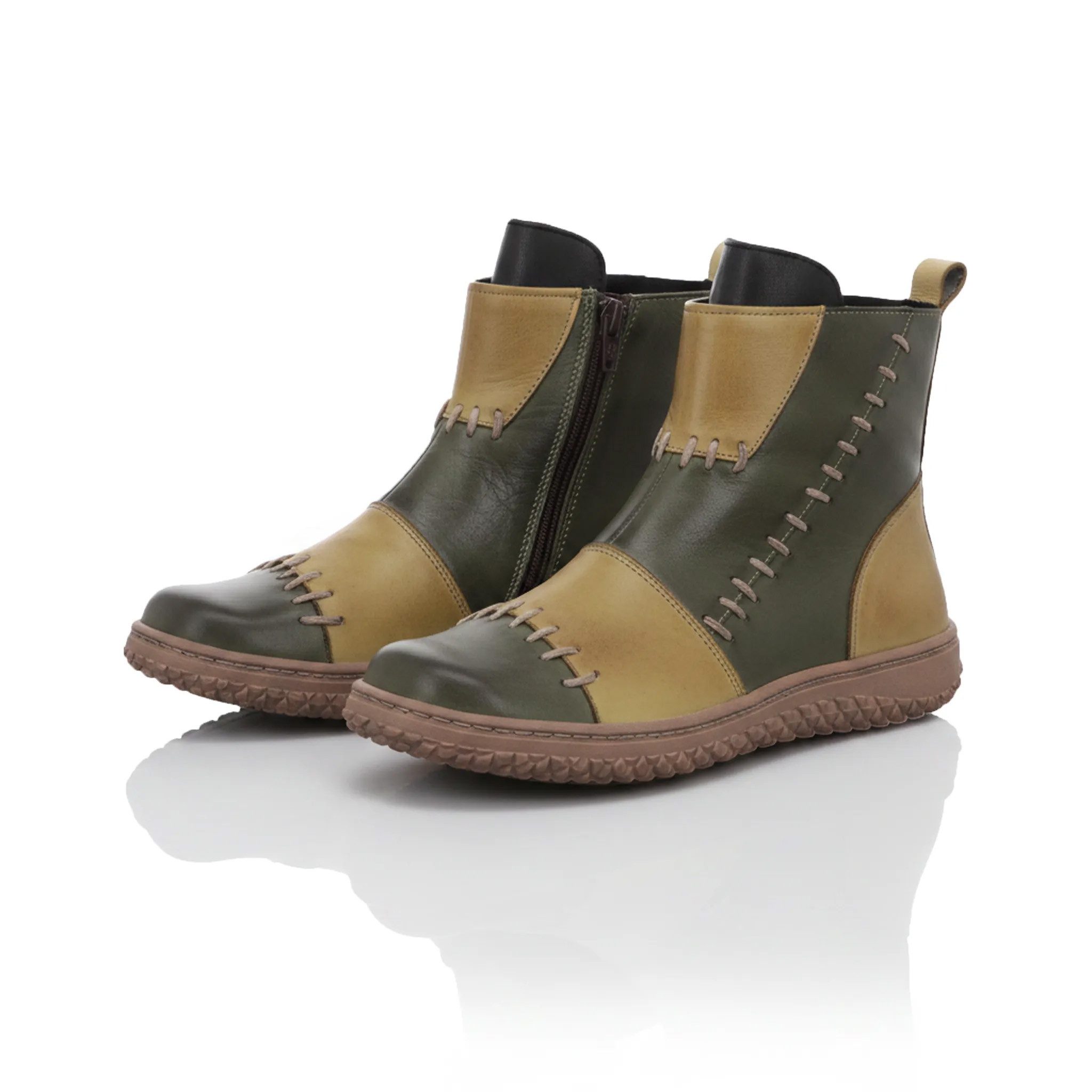 Gemini Gemini Damen Boot grün Stiefelette
