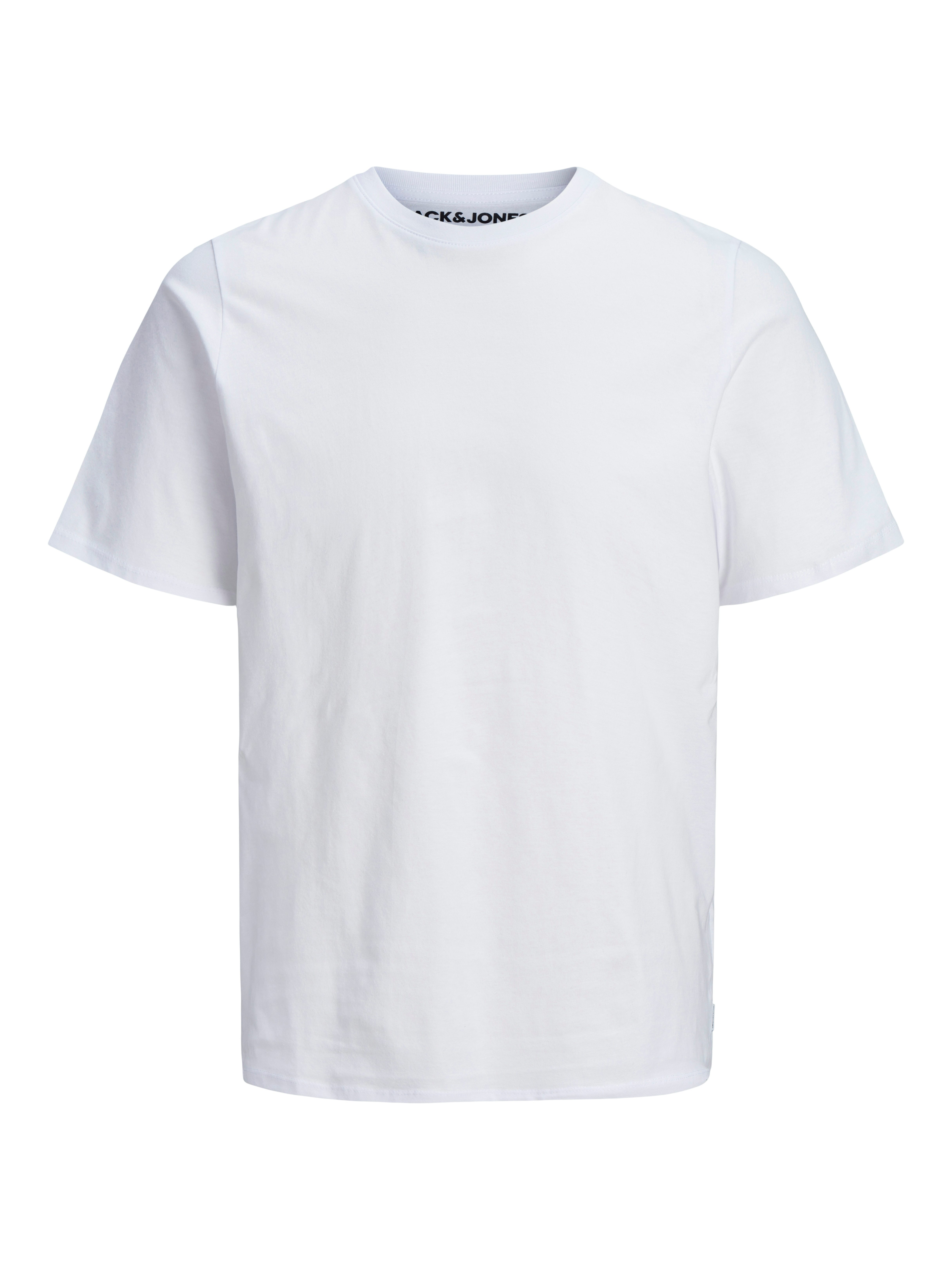 Rundhalsshirt JJEORGANIC BASIC TEE SS O-NE 3PK MP NOOS