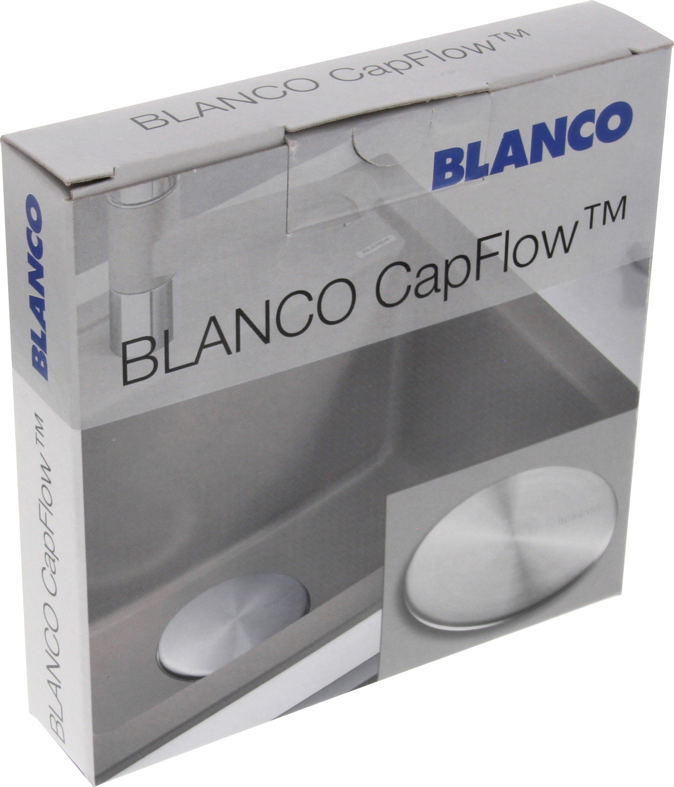 Blanco Bodenablauf CapFlow, Zugknopf chrom