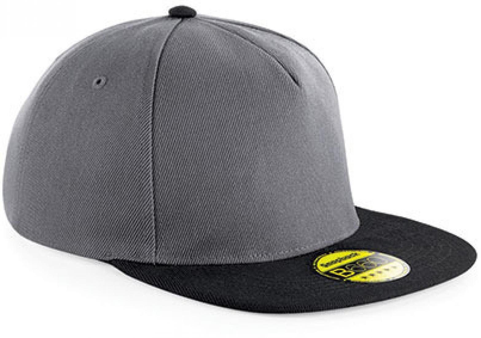 Beechfield® Baseball Cap Original Flat Peak Snapback Cap / Kappe / Mütze / Hut