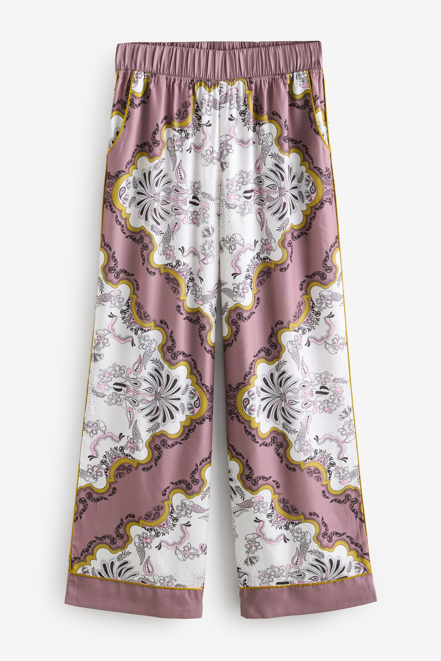 B by Ted Baker Pyjama B by Ted Baker Satin-Schlafanzug mit Schal-Print (2 tlg)