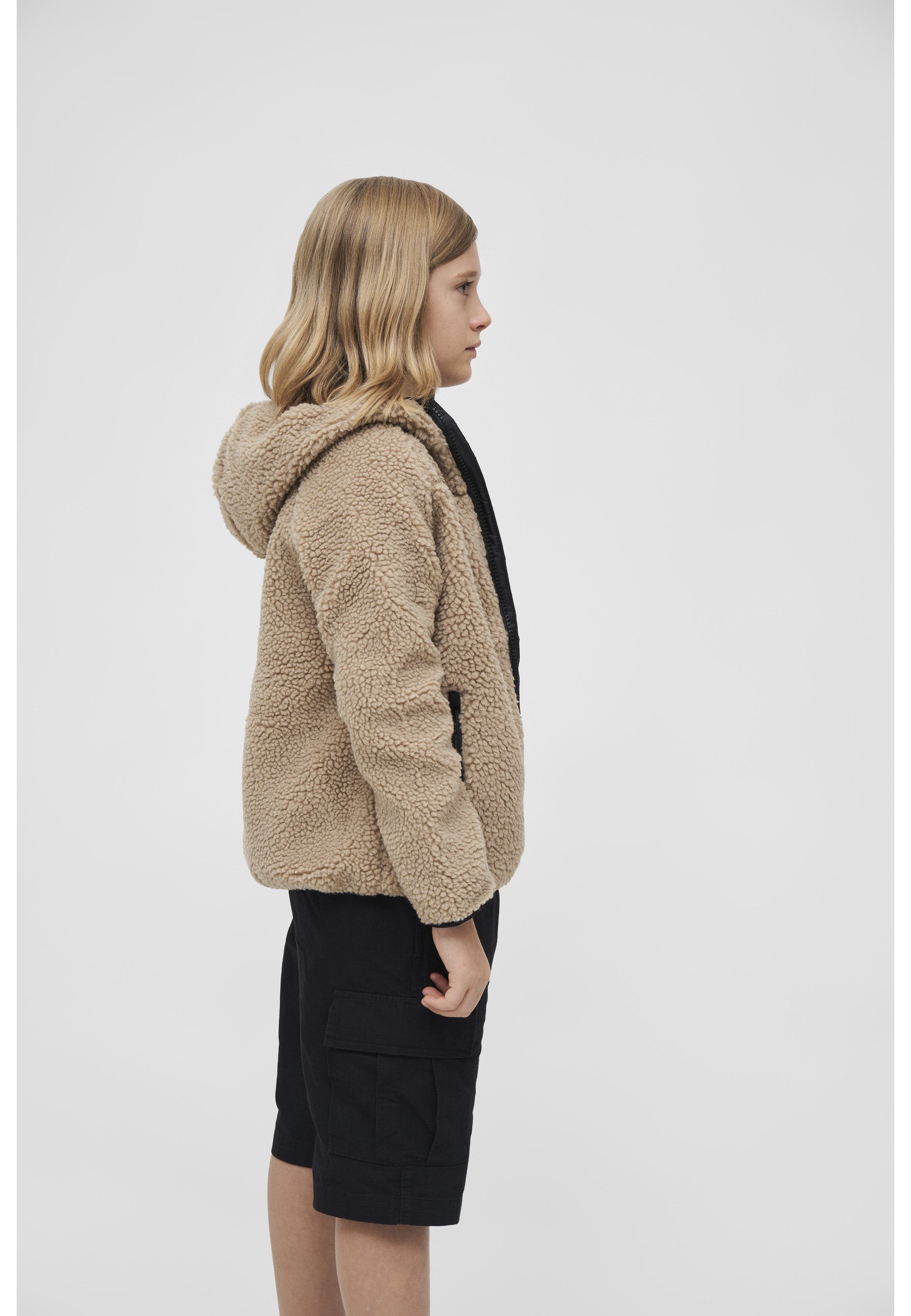 Brandit Allwetterjacke Brandit Damen Kids Teddyfleecejacket Hood (1-St)