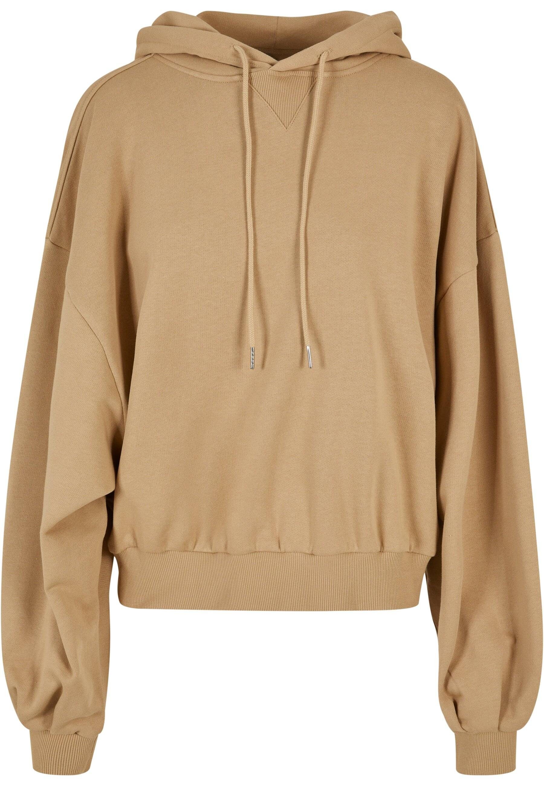 URBAN CLASSICS Rundhalspullover Urban Classics Damen Ladies Organic Oversized Terry Hoody (1-tlg)