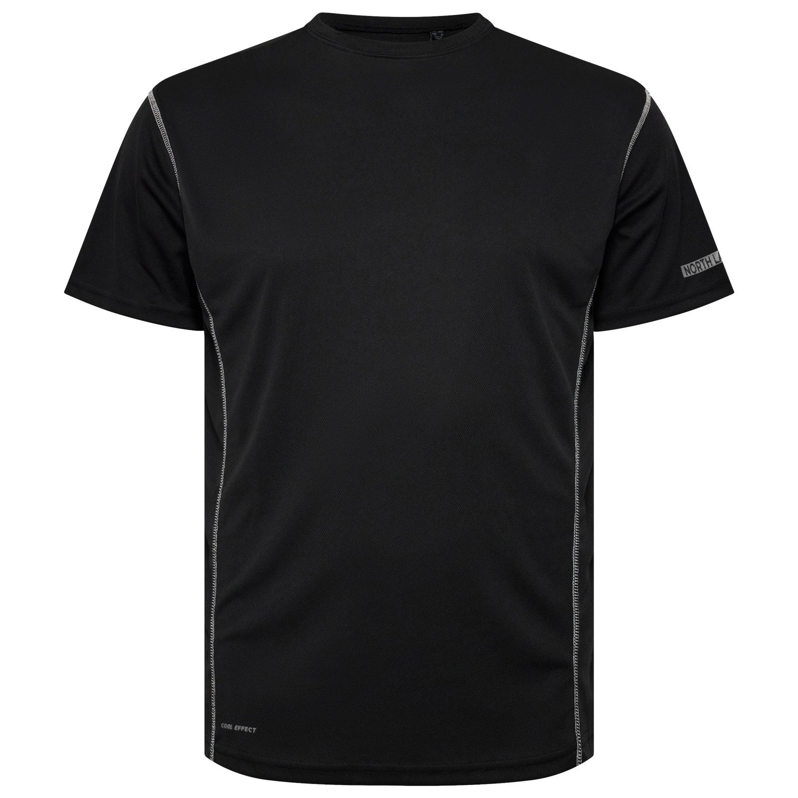 north 56 4 Rundhalsshirt North Latitude Funktions T-Shirt Übergrößen schwar günstig online kaufen