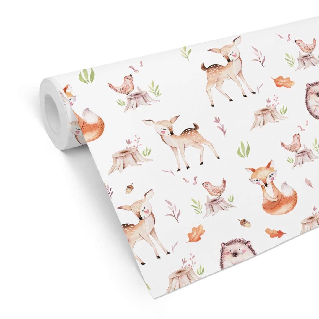 K&L Wall Art Mustertapete Kinderzimmer Vliestapete günstig online kaufen