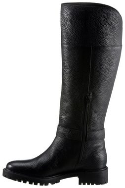 Geox D HOARA Stiefel Langschaft Stiefel, Festtagsschuh, Elegante Stiefel mit Reißverschluss