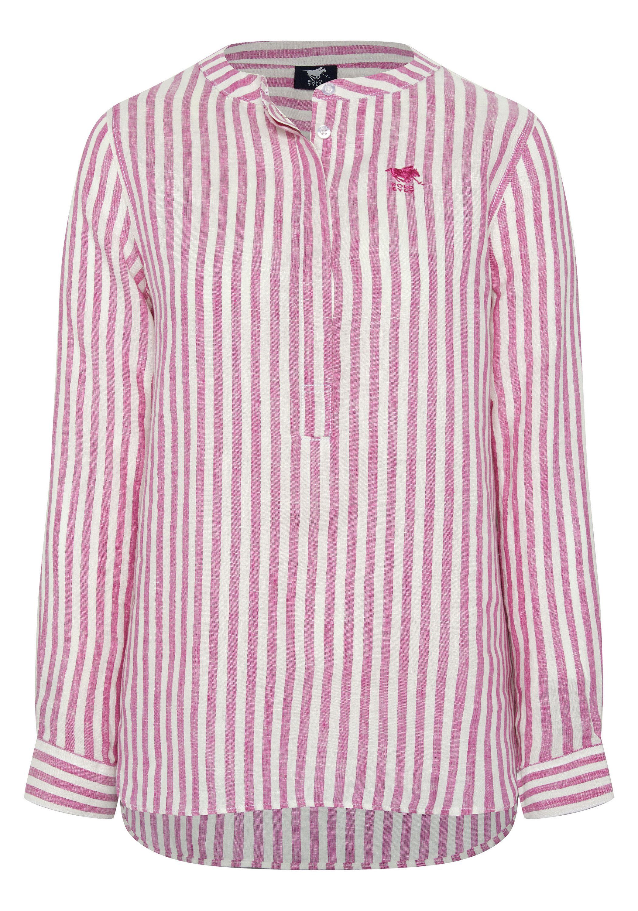 Polo Sylt mit Streifen Hemdbluse