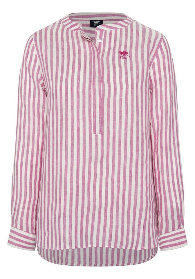 Streifen Polo Sylt mit Hemdbluse