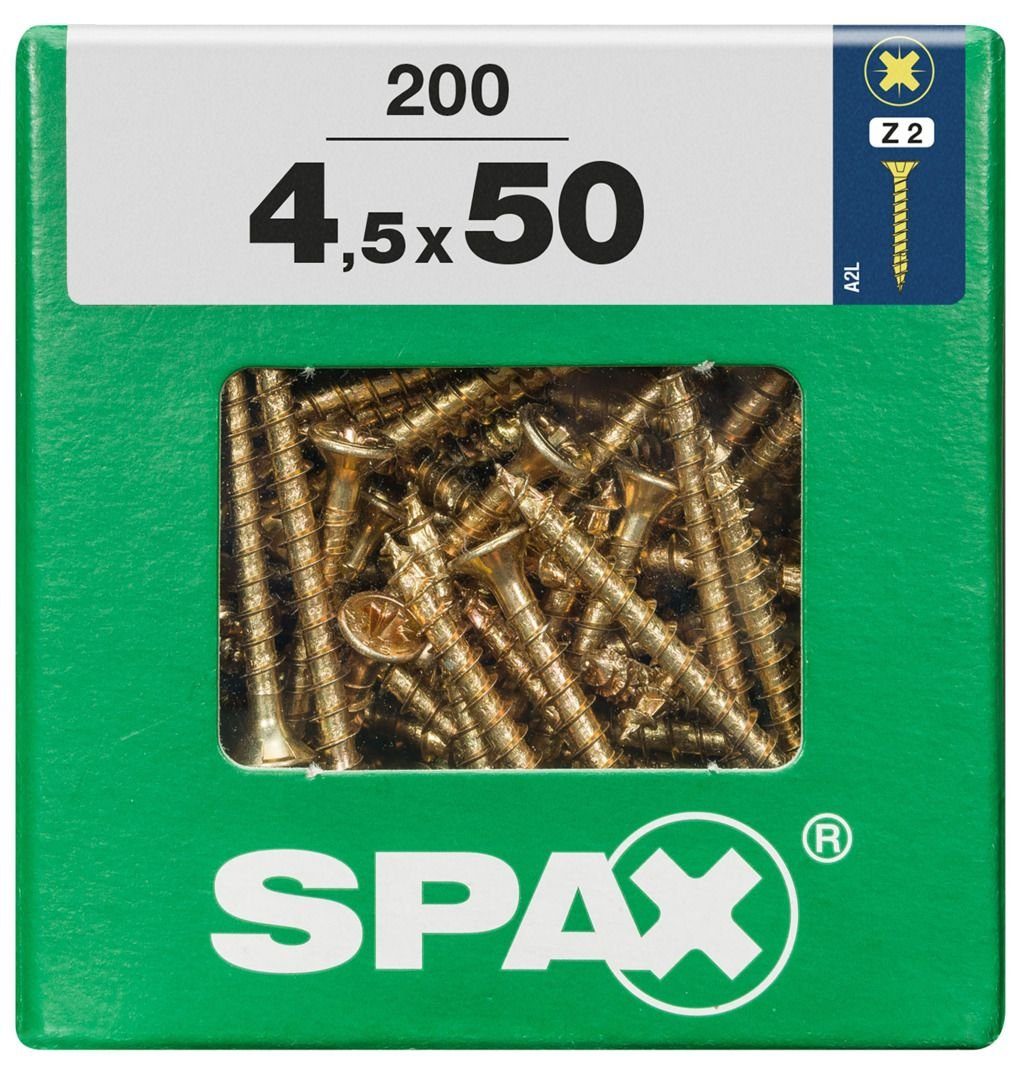 Thumbnail - SPAX Holzbauschraube Spax Universalschrauben 4.5 x 50 mm PZ 2 - 200