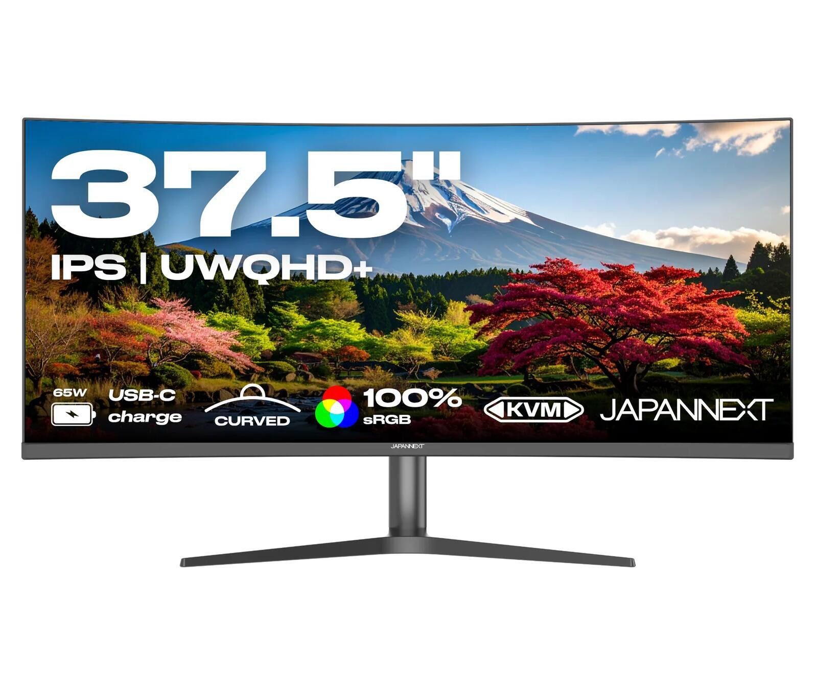 JAPANNEXT Curved-Gaming-Monitor (3840 x 1600, 4 ms Reaktionszeit, 75 Hz, ELED)