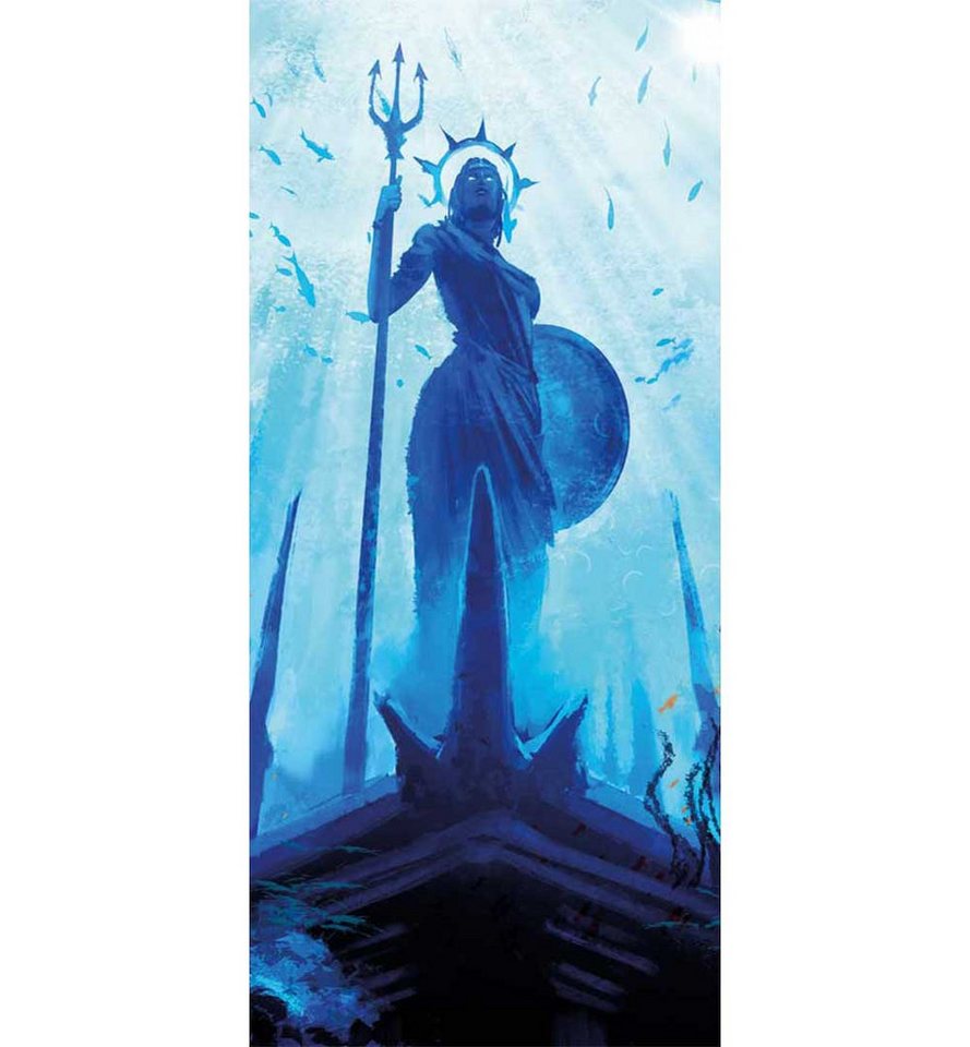 Thumbnail - MyMaxxi Dekorationsfolie Türtapete Türposter Türfolie selbstklebend Atlantis Türaufkleber Folie, (Klebefolie Tür aufgero...