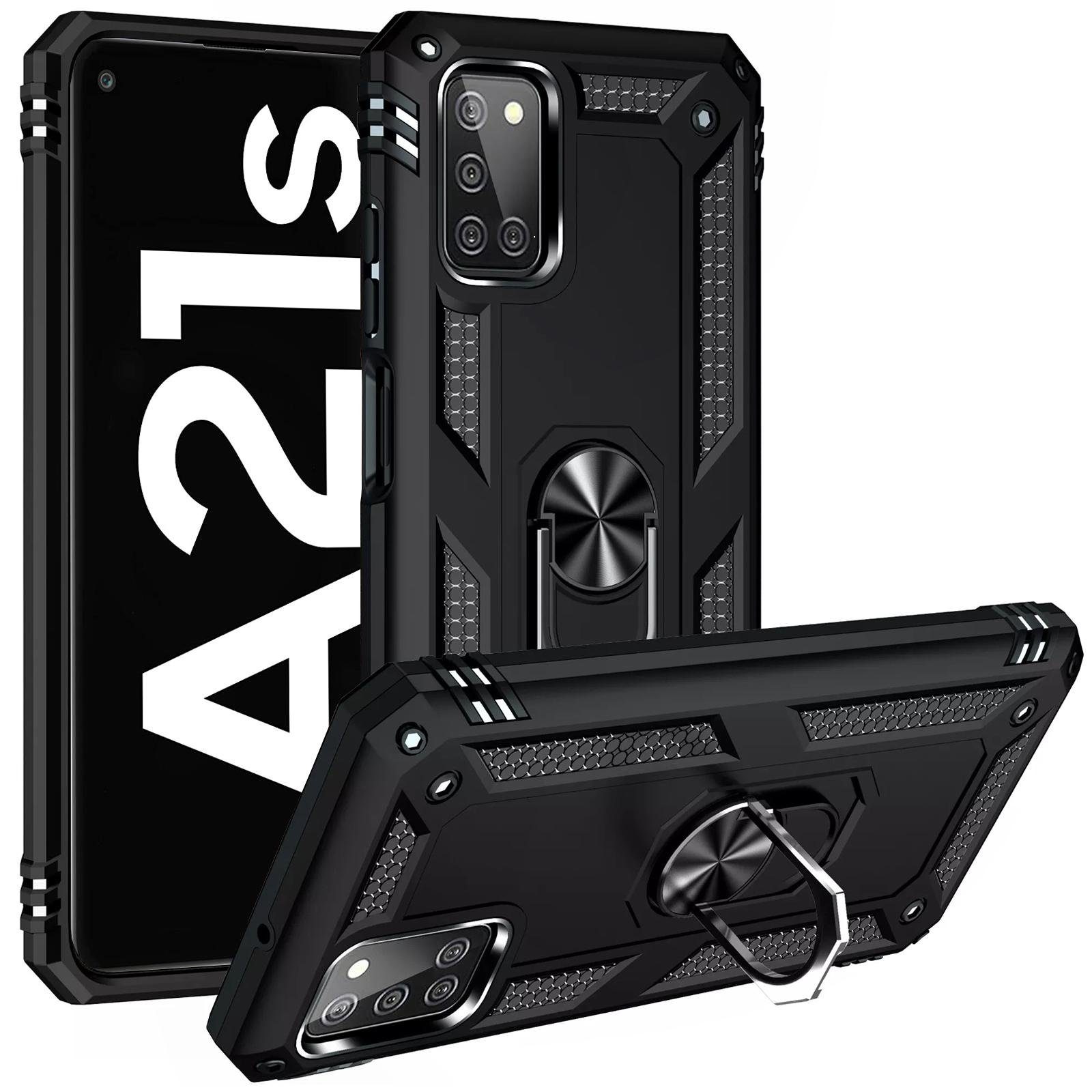 Numerva Handyhülle Schutz Hülle Outdoor Case für Samsung Galaxy A21s, Panzer Hülle Bumper Case Cover