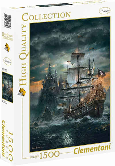 Clementoni® Puzzle High Quality Collection, Das Piratenschiff, 1500 Puzzleteile, Made in Europe, FSC® - schützt Wald - weltweit