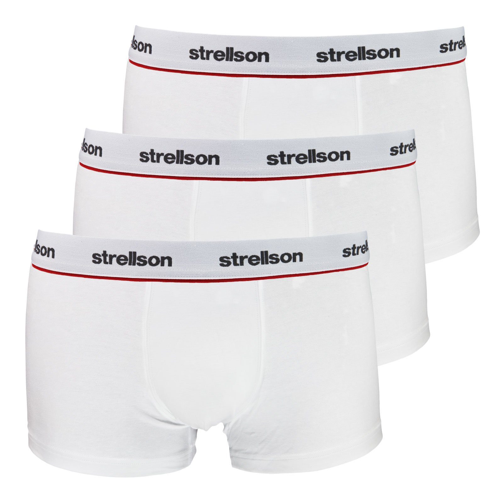 Strellson Trunk Cotton Stretch (3-St) mit umlaufendem Markenschriftzug am  Bund