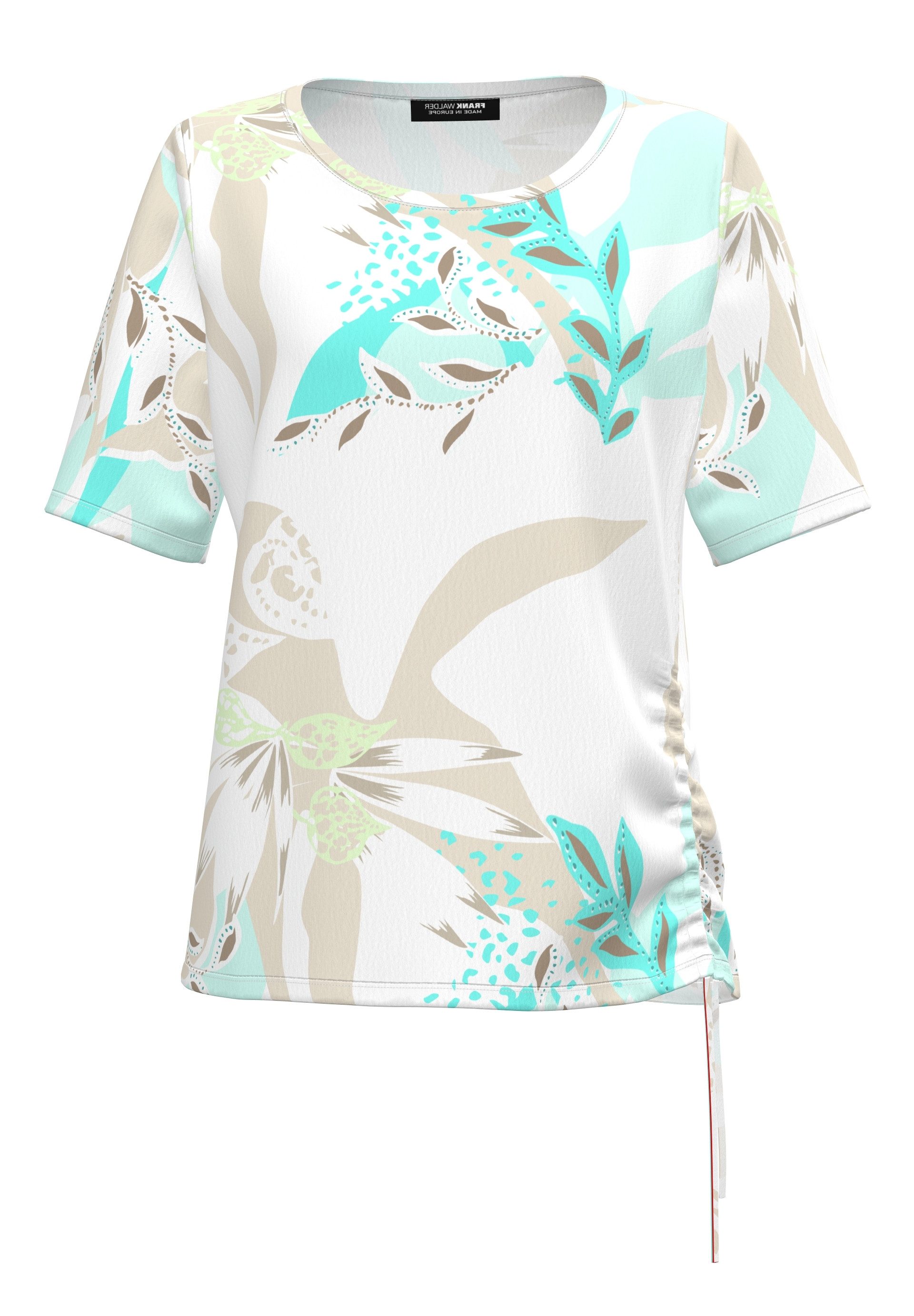 FRANK WALDER Kurzarmshirt mit wunderschönem Blütendruck günstig online kaufen