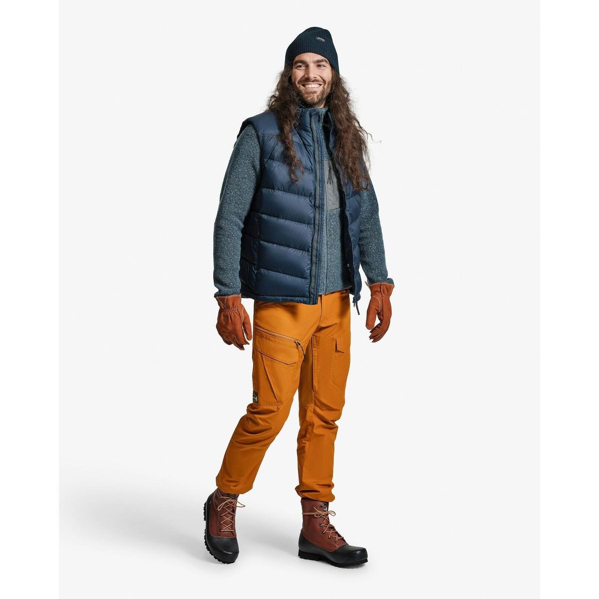 Lundhags Funktionsweste Fulu Down Vest M Vielseitige Outdoor-Weste aus nachhaltigen Materialien, ideal für