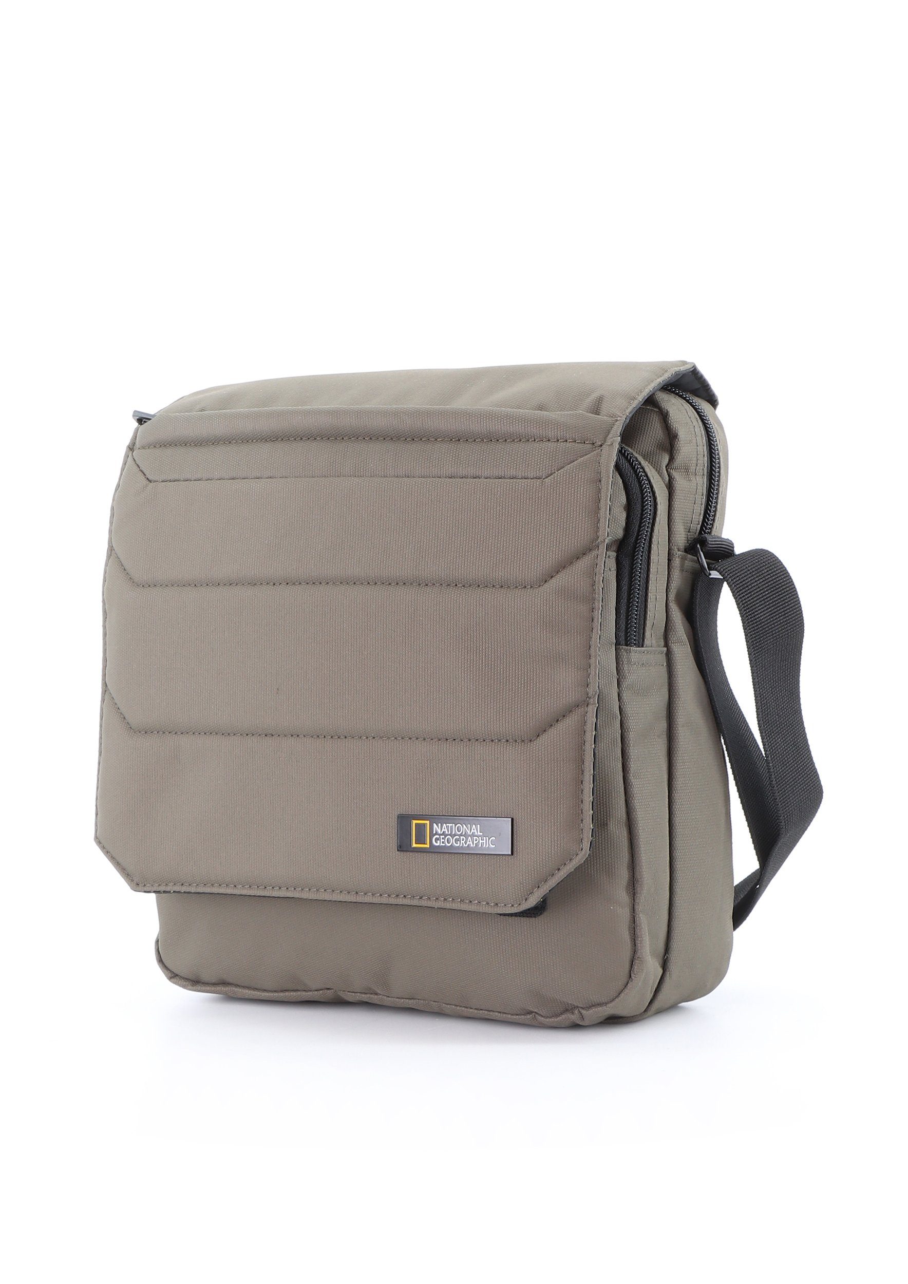 mit Pro, NATIONAL khaki Schultertasche 11 Tablet-Fach GEOGRAPHIC