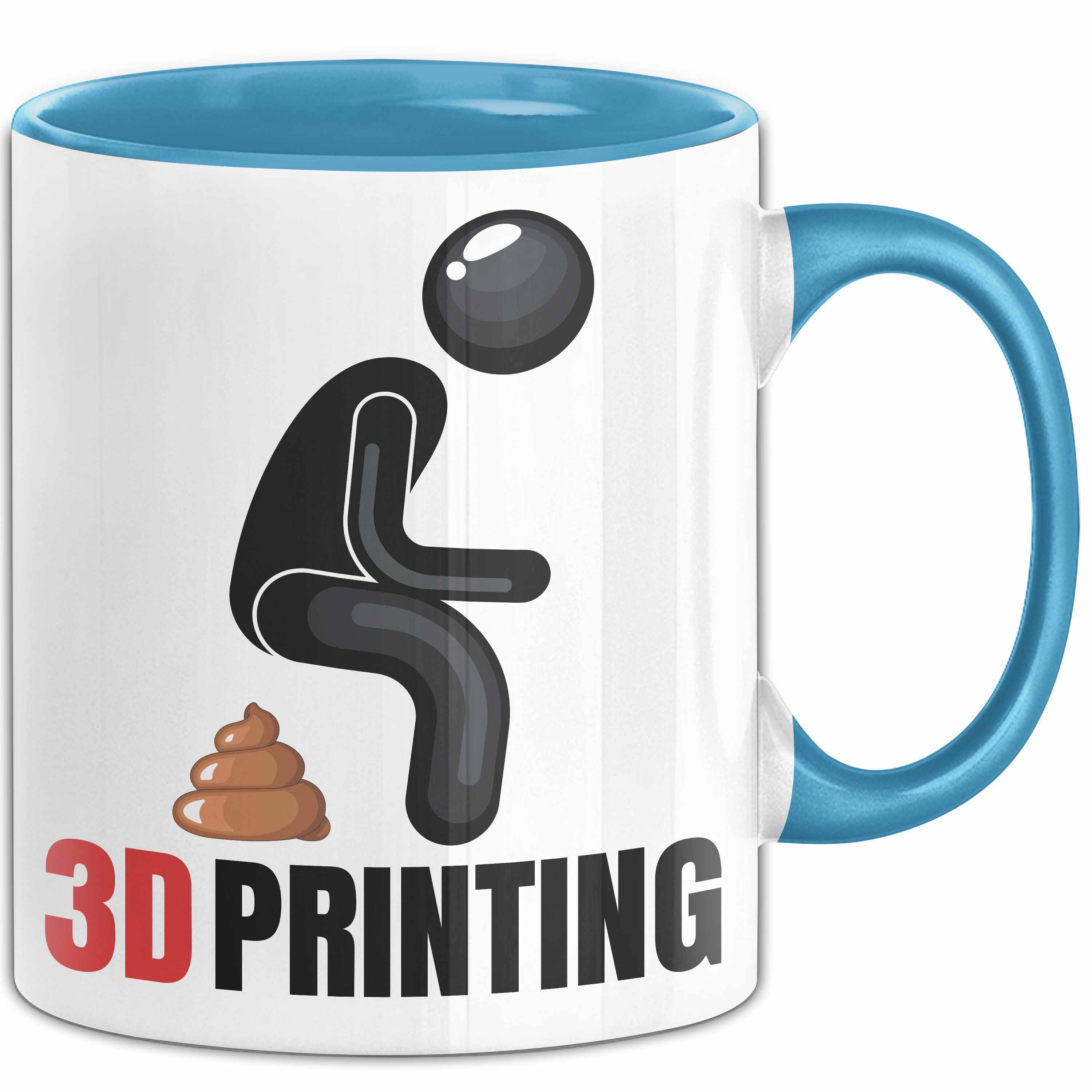 Trendation Tasse 3D Druck Tasse Geschenk 3D Print Geschenkidee Humor Kaffee-Becher