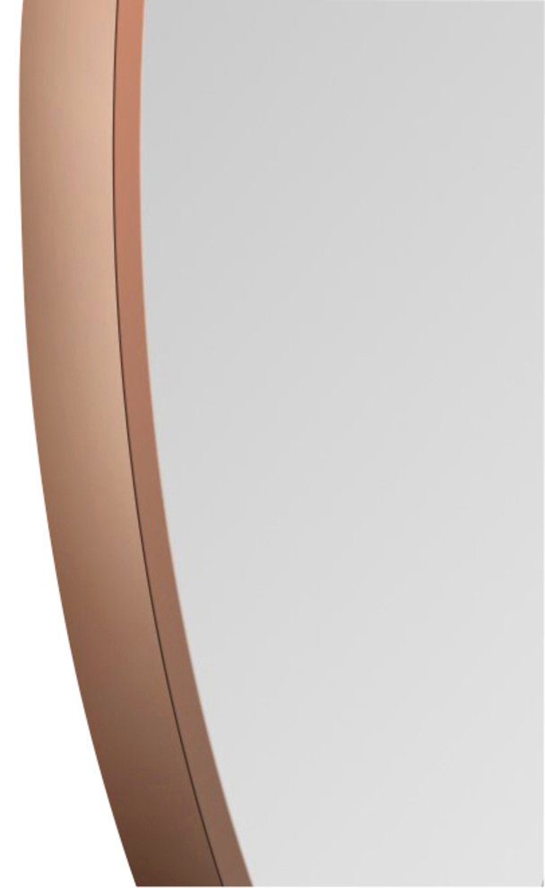 Talos kupfer Aluminiumrahmen, cm Wandspiegel, runder matt mit Spiegel Ø 80 dekorativer