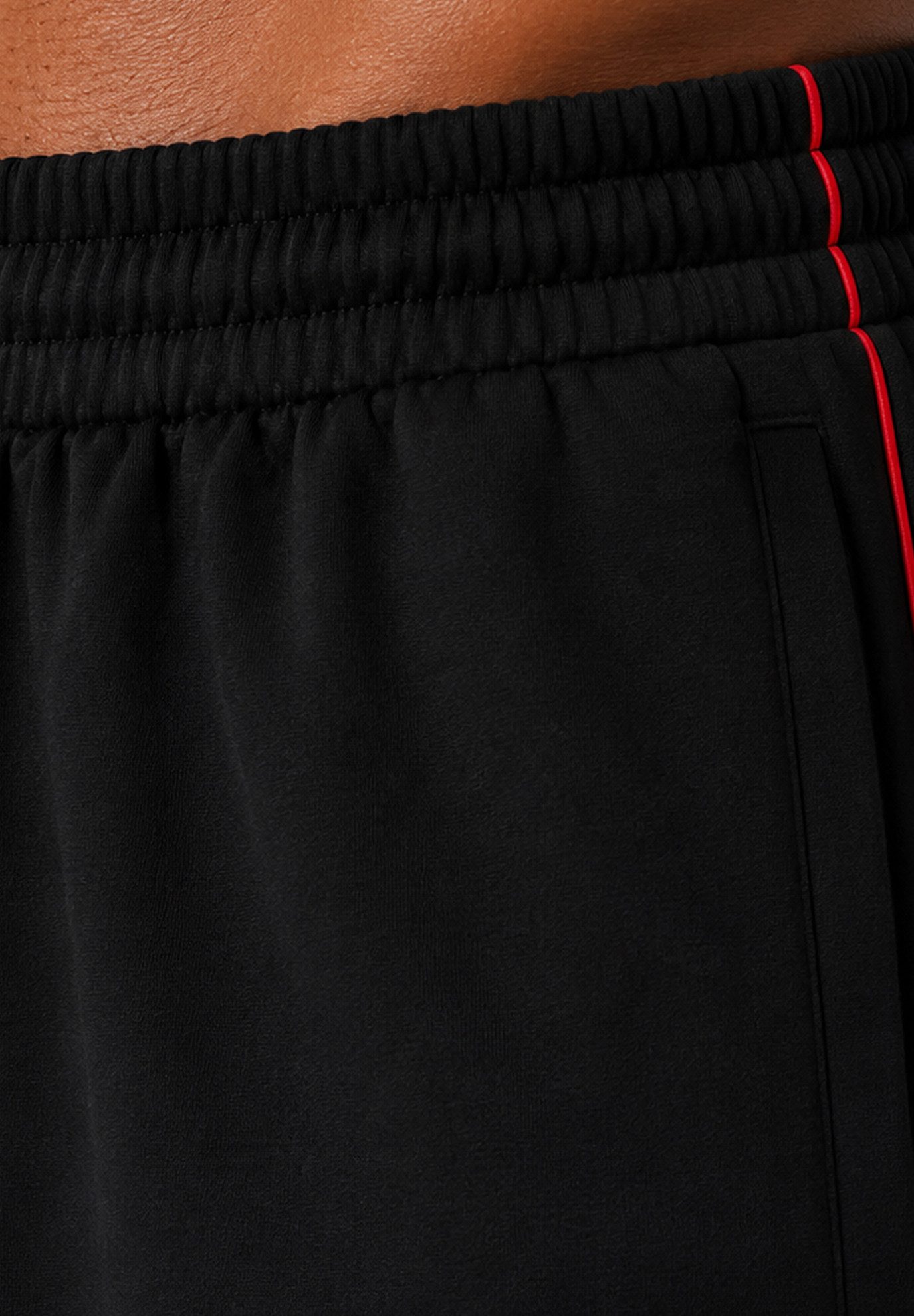 Smilodox Shorts Iseo Herren, FILA Jogger, Regular Fit, Baumwolle, für Sport, Freizeit FILA Kollaboration, Side Stripes, Rippbund, Tapered Leg