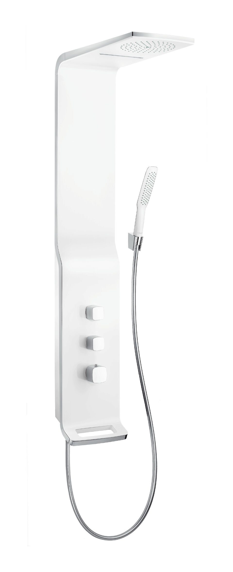 hansgrohe Duschsäule Raindance, Höhe 128.1 cm, 2 Strahlart(en), Duschpaneel Lift 180 Aufputz 2jet