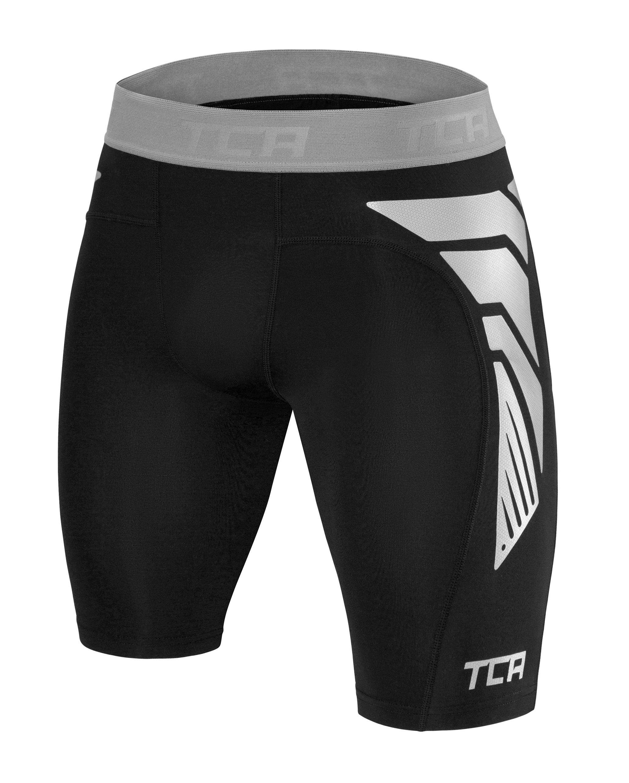 TCA Unterziehshirt TCA Jungen CarbonForce Pro Thermo Shorts - Schwarz/Grau, 8-10 Jahre