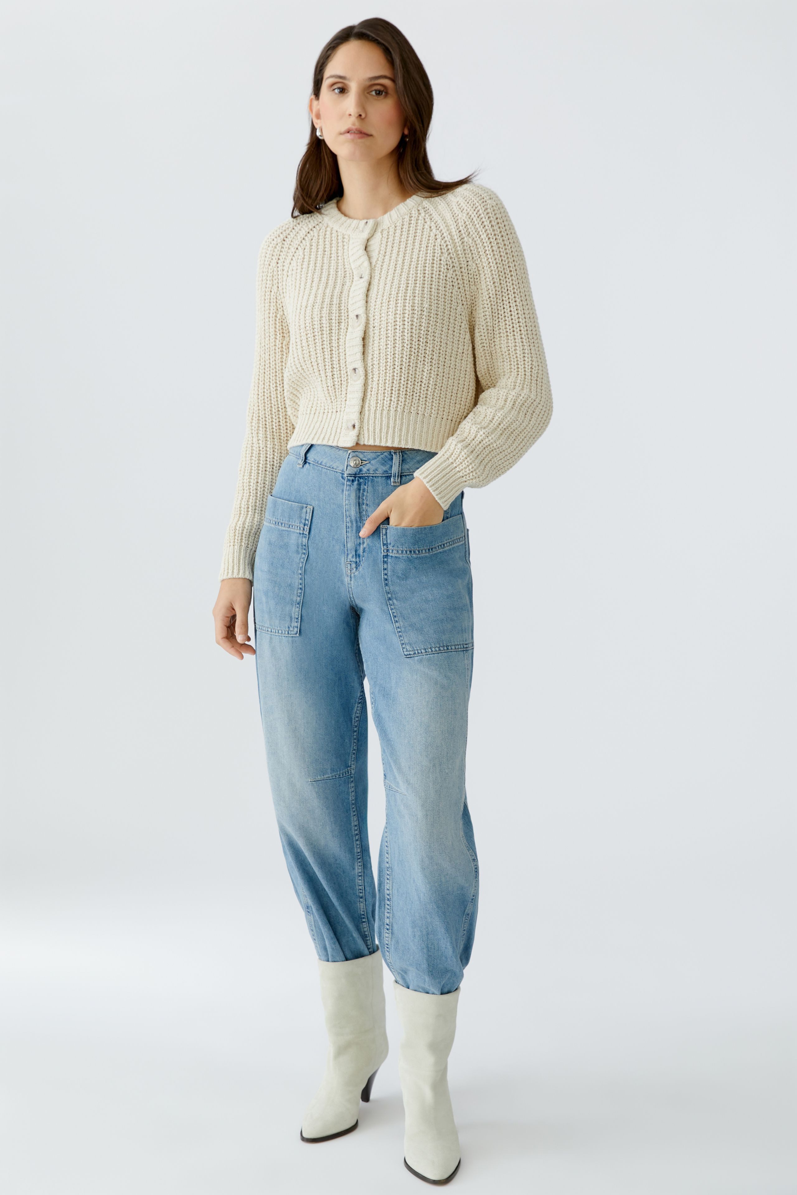 Oui Strickjacke