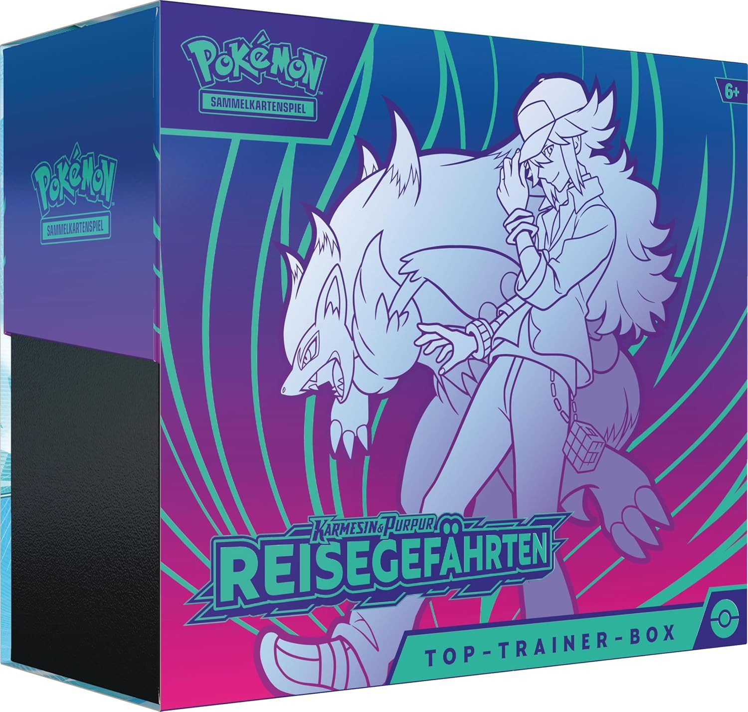 AMIGO Sammelkarte Pokémon Karmesin & Purpur: Reisegefährten Top Trainer Box Deutsch