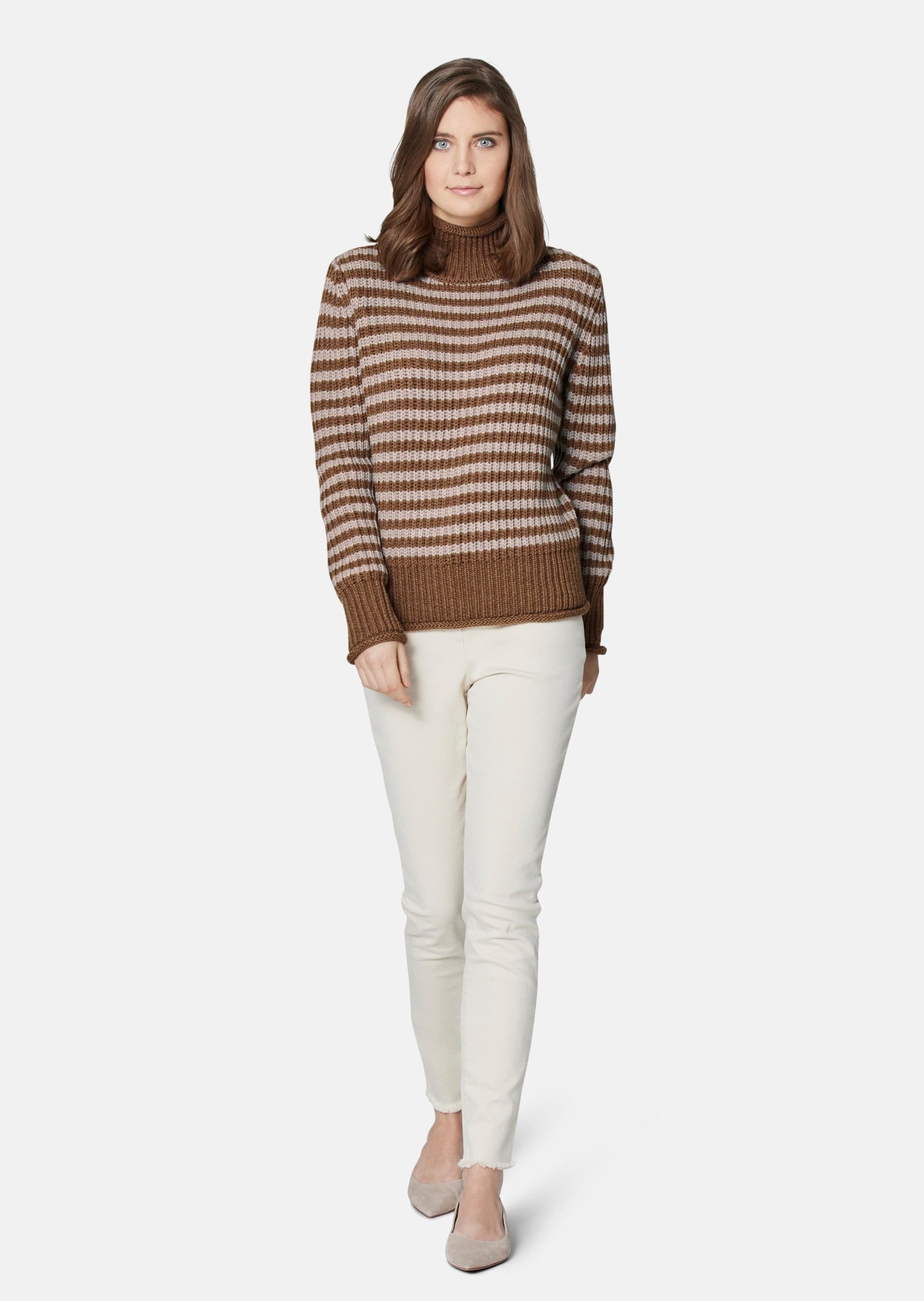 MADELEINE Strickpullover Softer Schurwoll-Pullover mit stylischen günstig online kaufen