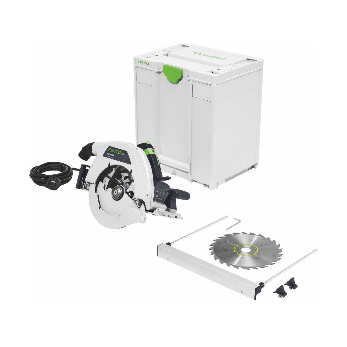 FESTOOL Kompakt-Handkreissäge HK 85 EB-Plus Handkreissäge Kappsäge 1900 W 230 mm (576147) + Sägeb