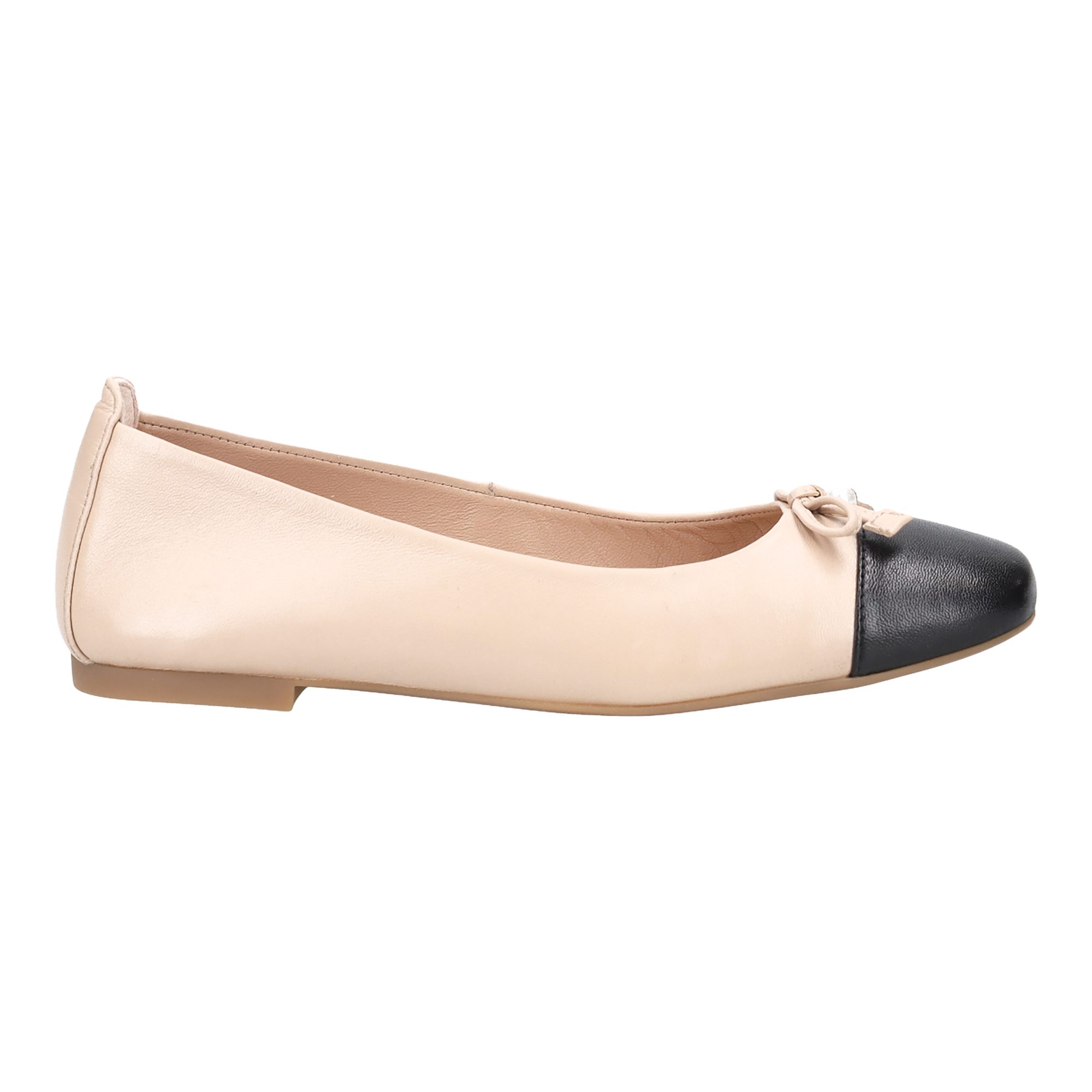 Unisa Unisa BELLE_NTO SKIN/BLACK, Ballerina, Beige kombiniert, Damen Ballerina