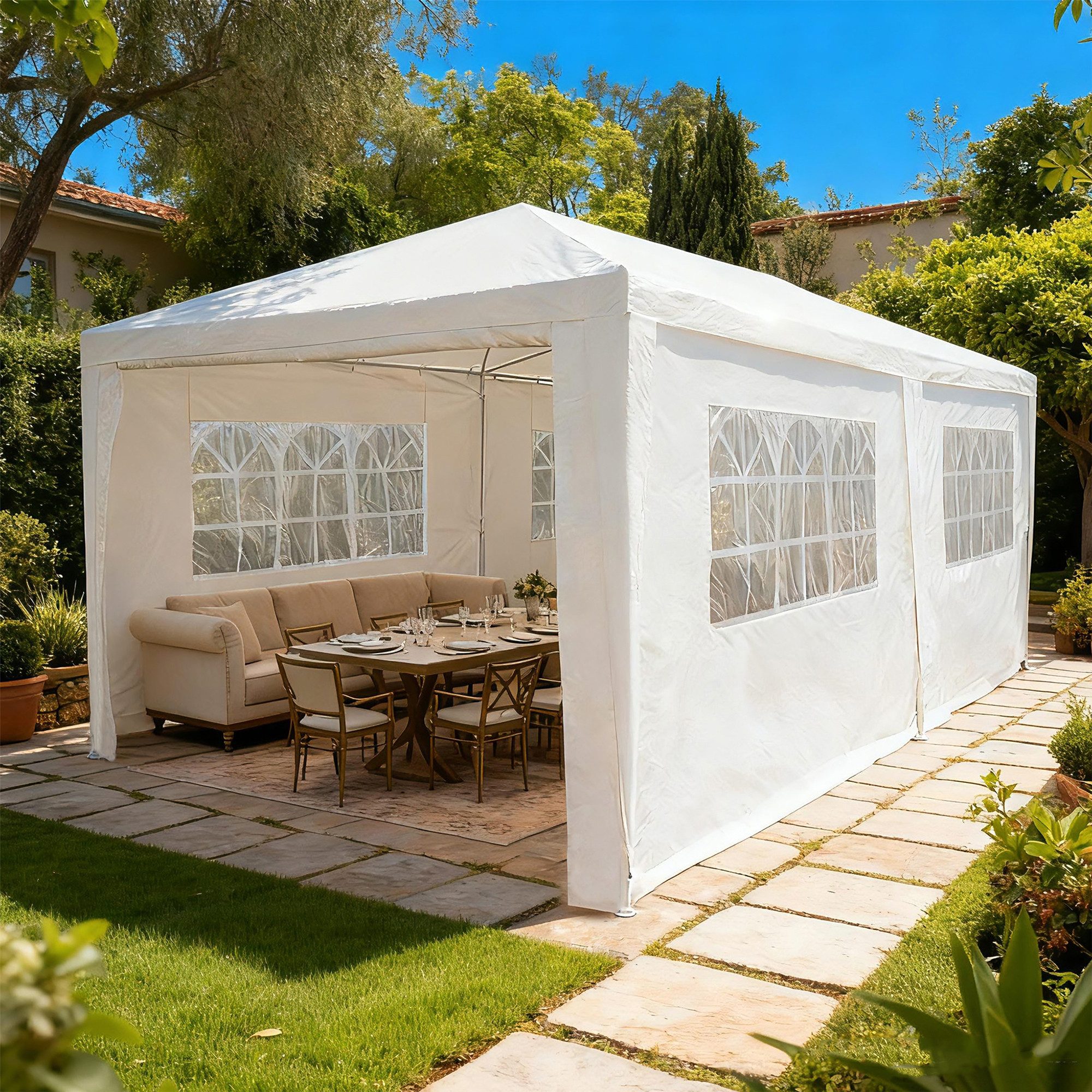 KONIFERA Partyzelt Ronda, mit 4 Seitenteilen, BxTxH: 600x300x265 cm günstig online kaufen