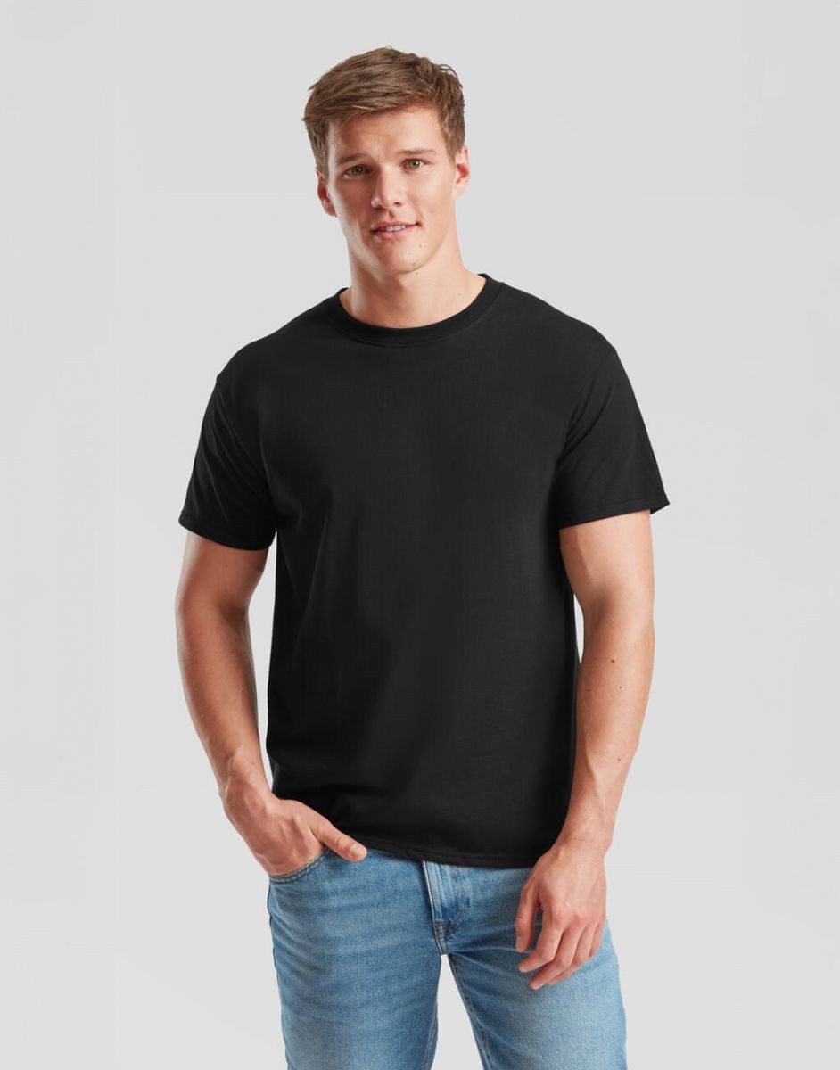 Fruit of the Loom Rundhalsshirt Iconic 195 Ringspun Premium T / Waschbar bis 60 °C