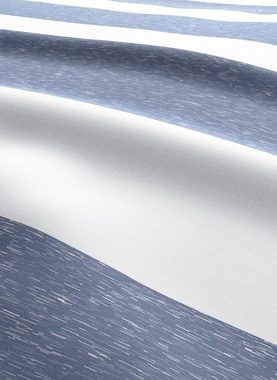 Wendebettwäsche Big Stripe in Gr. 135x200 oder 155x220 cm, OTTO products, Renforcé (Bio-Baumwolle), 2 teilig, 100% Bio-Baumwolle GOTS zertifiziert, Streifen-Design in Melange-Optik
