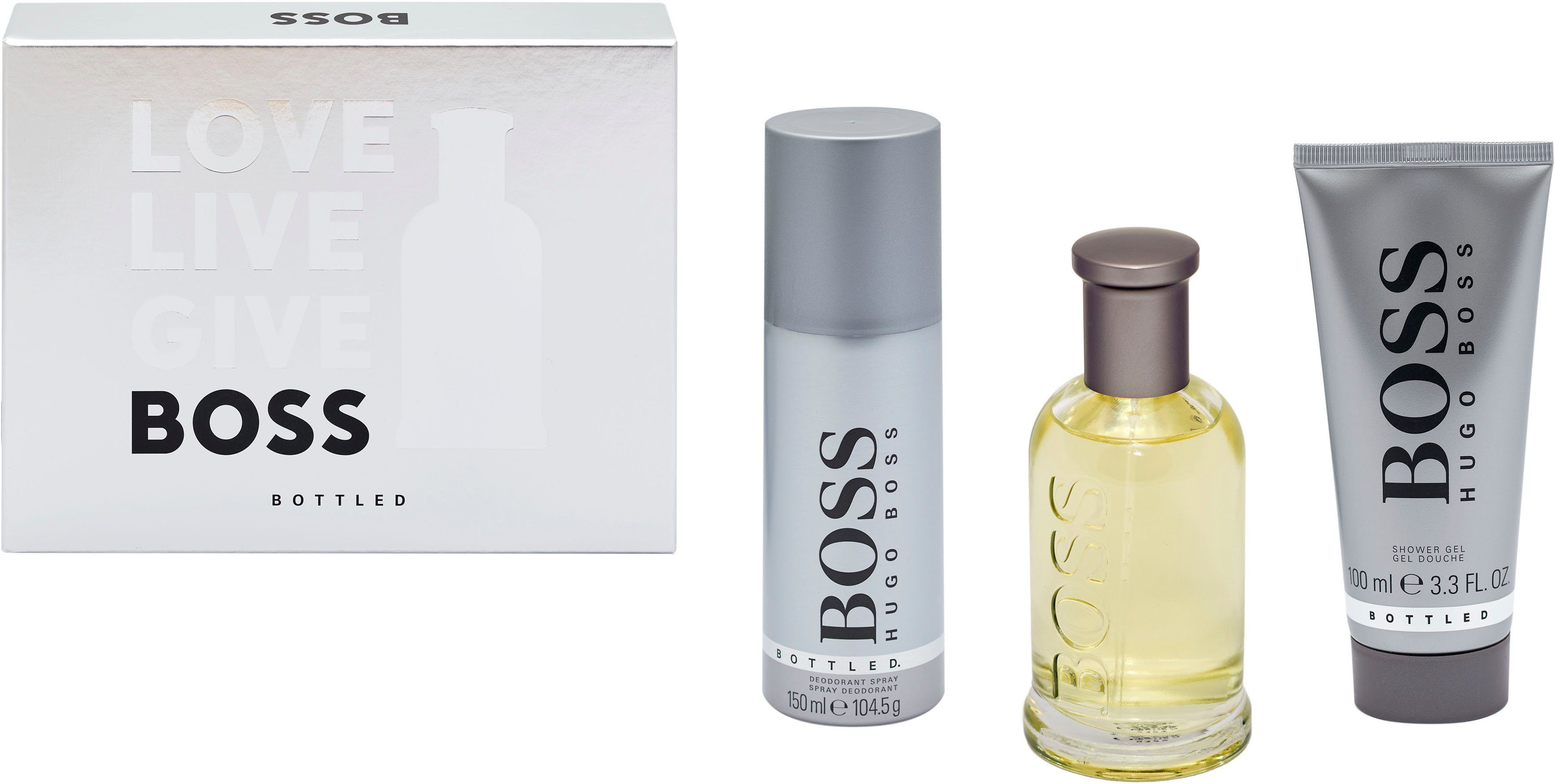 Bottled, Toilette BOSS 3-tlg. de Eau Duft-Set