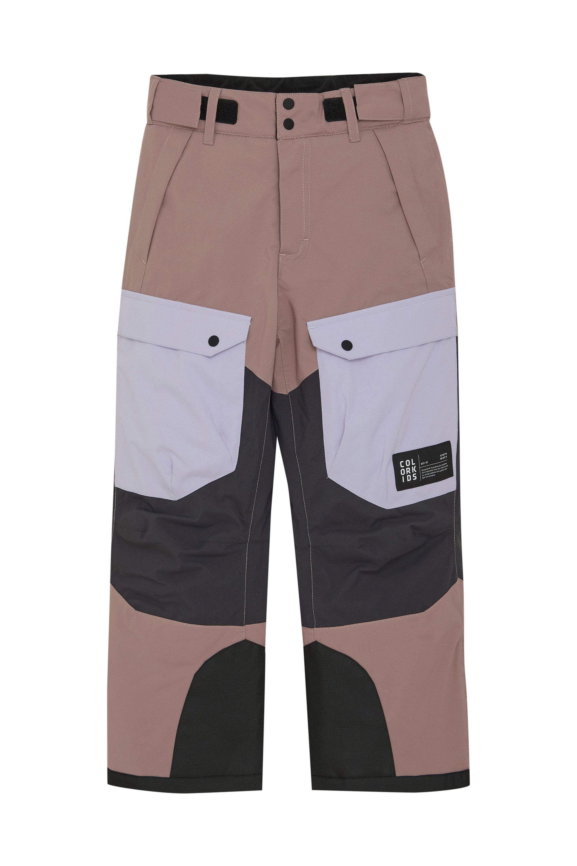 COLOR KIDS Skihose COJr. Ski Pants - Colorblock Modische Skihose