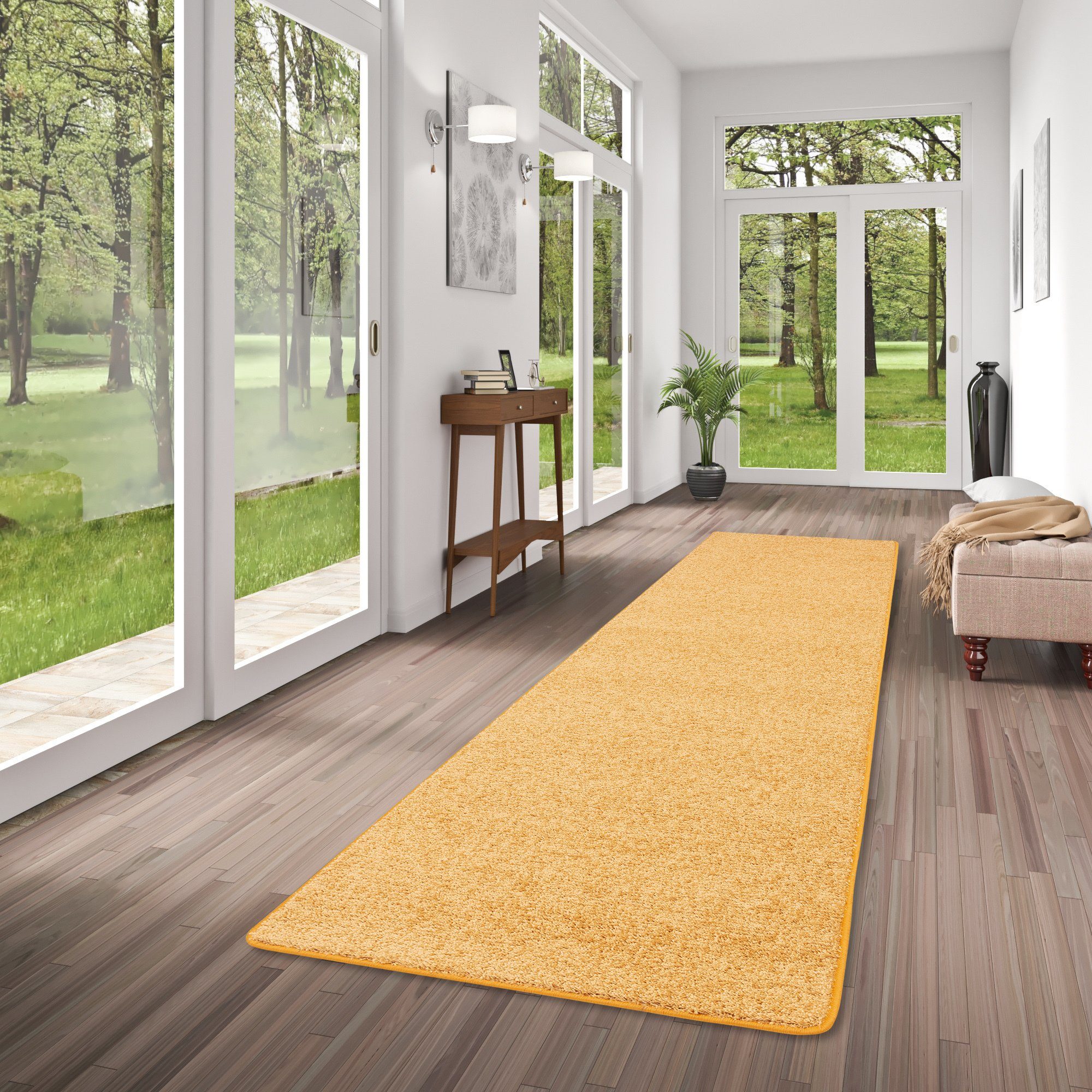 Snapstyle Veloursteppich Hochflor Velours Teppich Läufer günstig online kaufen