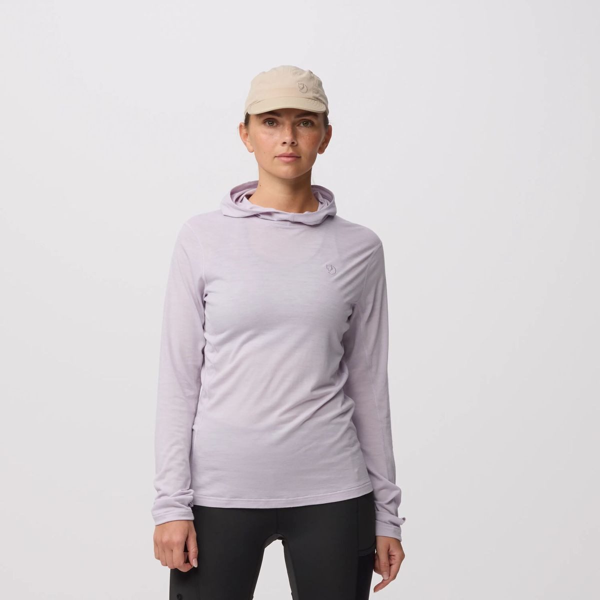 Fjällräven Sweatshirt Abisko Wool Hoodie W Leichter Damen-Hoodie aus Merinowolle und Polyester, ideal für