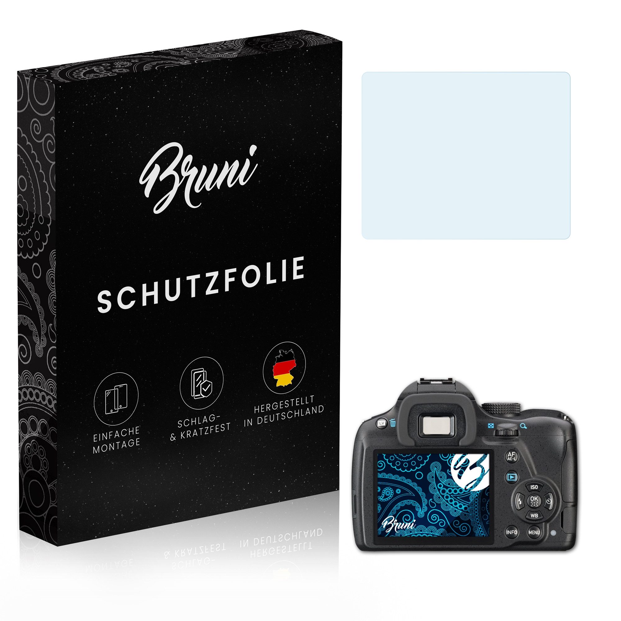 Schutzfolie Glasklare Displayschutzfolie für Pentax K-50