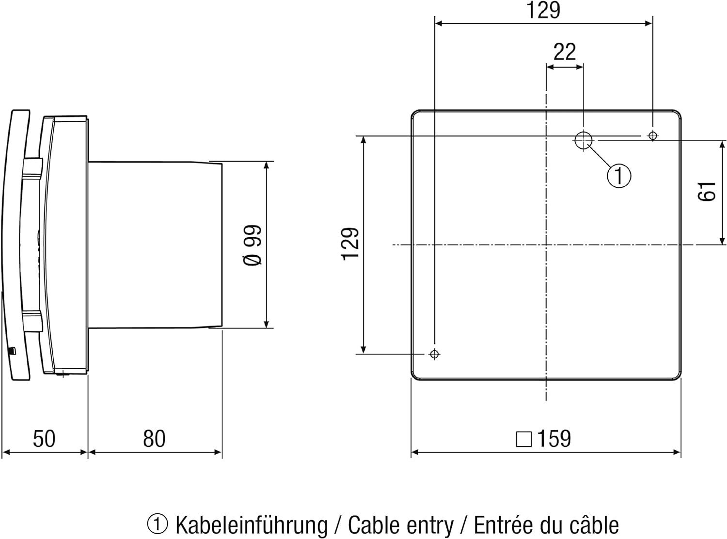 MAICO Wandventilator Kleinraumventilator ECA 100 ipro günstig online kaufen