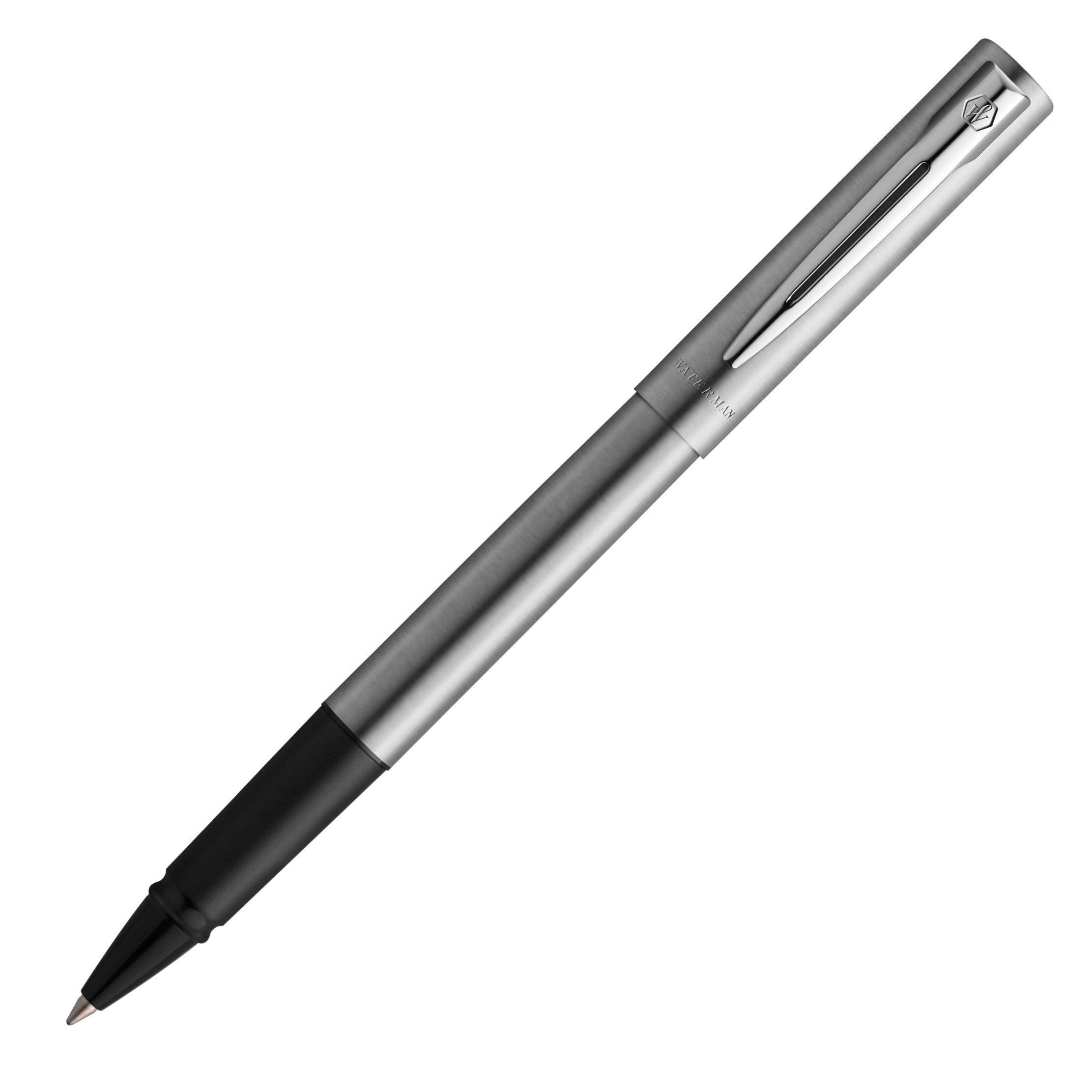 Waterman Paris Tintenroller Graduate, Rollerball Edelstahl Matt C.C. in einer Geschenkbox