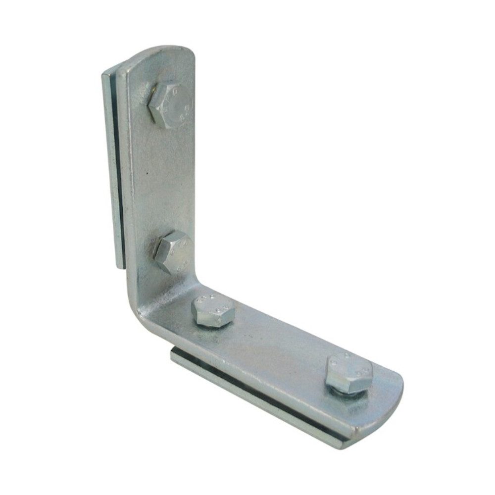 Walraven Rohrschelle BIS Schienenverbinder mit Schiebemuttern WM0-35, verzinkt, 90°